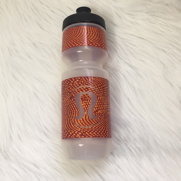 lululemon athletica Other - Lululemon Orange Plastic Water Bottle